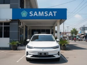 Simulasi Cara Hitung PKB dan BBNKB Mobil Listrik Tahun 2025